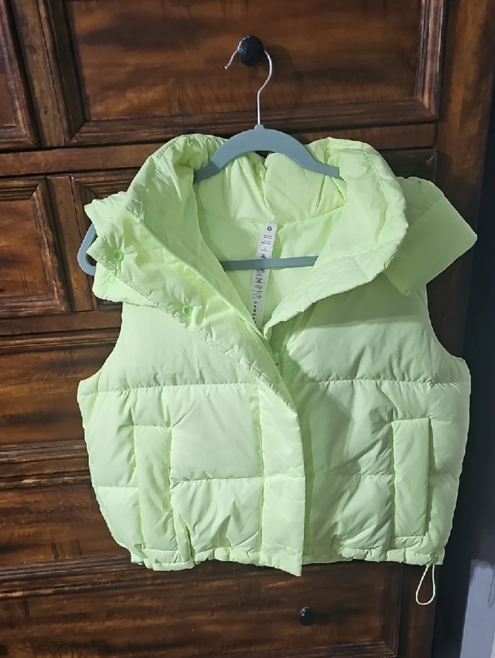 Lululemon Wunder Puff Faded Zap Vest!! Gorgeous Like New Sz 6, Womens!! Cropped!